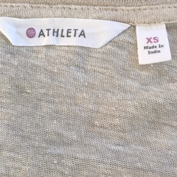 ***SOLD****Athleta Off White/Gold Top Size XS - Picture 5 of 6